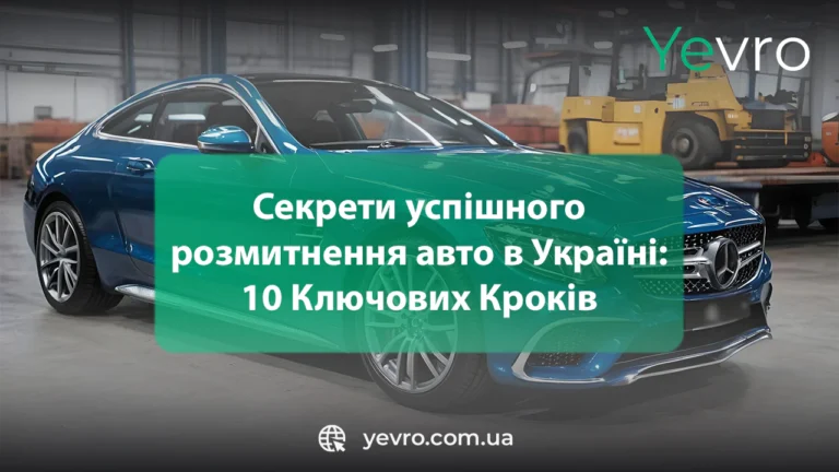 10 кроків для успішного розмитнення авто в Україні